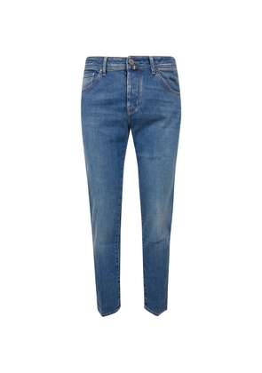 Jacob Cohën buttoned regular jeans - Blue