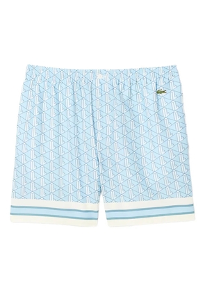 Lacoste embroidered-logo shorts - Blue