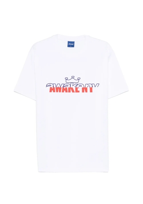 Awake NY Headcrack Champs logo T-shirt - White