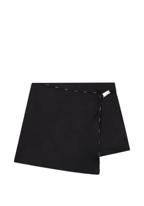 GCDS logo-trim mini skort - Black