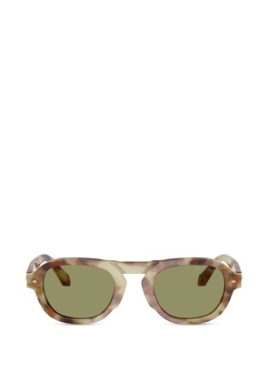 Giorgio Armani logo-detail sunglasses - Neutrals