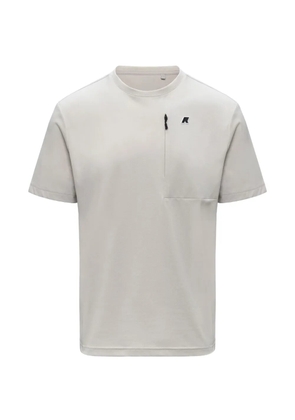 K-Way Authion zip pocket T-shirt - Neutrals