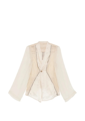 Rick Owens Stag sheer jacket - Neutrals
