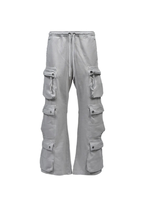 BREATH eyelet-detail cargo pants - Grey