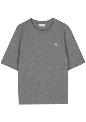 Maison Kitsuné Fox Head cotton T-shirt - Grey