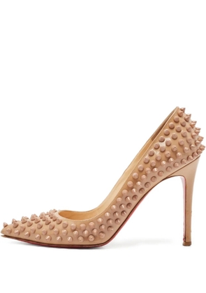 Christian Louboutin Pre-Owned 105mm Pigalle pumps - Neutrals