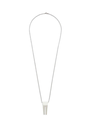 Rick Owens DRKSHDW Open Trunk Charm necklace - Silver