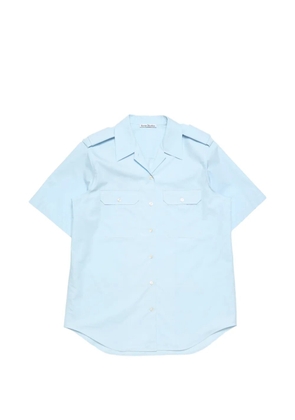 Acne Studios patch-pocket shirt - Blue