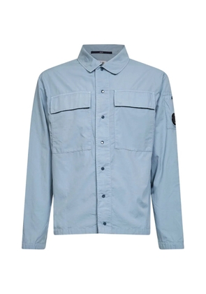 C.P. Company snap-button flap-pocket shirt - Blue
