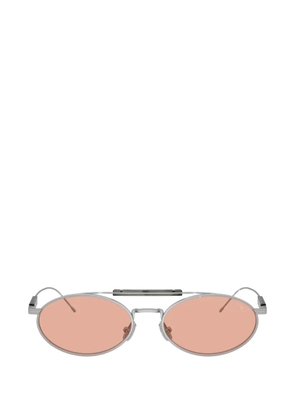 Brunello Cucinelli oval-frame sunglasses - Silver