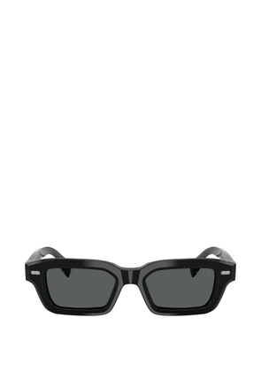 Brunello Cucinelli rectangle-frame sunglasses - Black