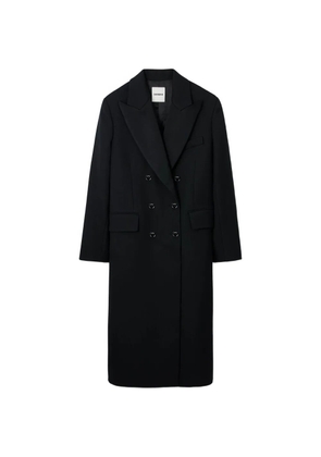 SANDRO double-breasted coat - Black
