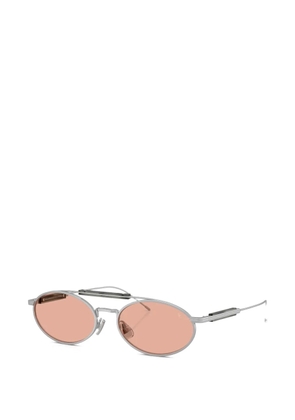 Brunello Cucinelli oval-frame sunglasses - Silver