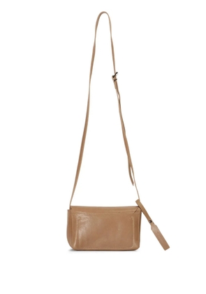 Osklen mini leather zip-fastening shoulder bag - Brown
