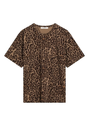 6397 leopard-print short-sleeve T-shirt - Brown