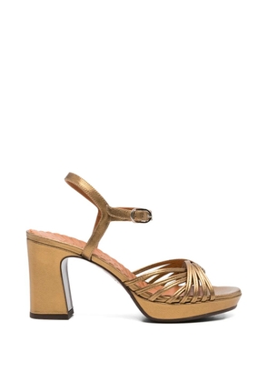 Chie Mihara Keske metallic strappy sandals - Gold