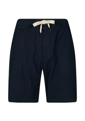 Daniele Fiesoli drawstring ribbed shorts - Blue