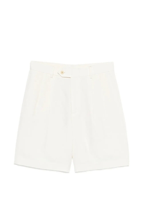 Auralee Ox pleated shorts - Neutrals