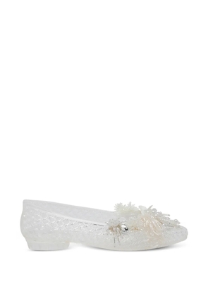 HEAVENLY JELLY ballet flats - White
