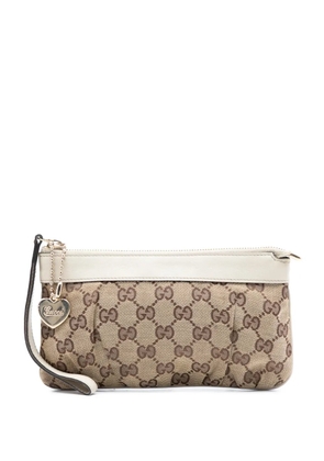 Gucci Pre-Owned 2000-2015 GG Canvas Wristlet pouch - Brown