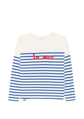 Maison Labiche La Mar embroidered top - Neutrals
