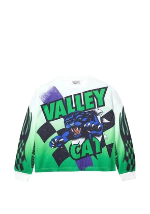 Vale Valley Cat Thermal hoodie - Green