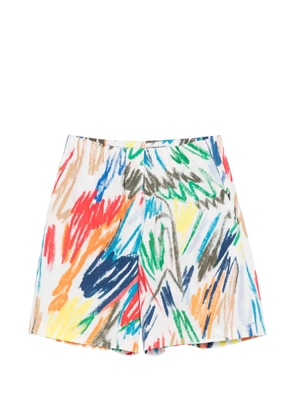 Akris Punto Hose printed shorts - White