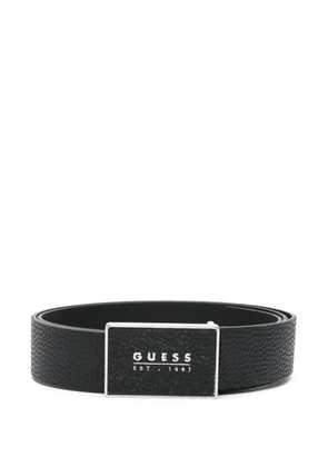 GUESS USA logo-buckle belt - Black