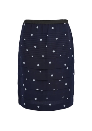 Marni Pre-Owned dots pleated skirt - Blue