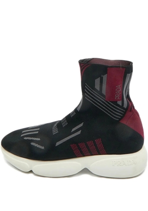 Prada Pre-Owned high-top sock sneakers - Black