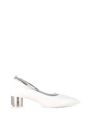 Jil Sander Pre-Owned Alima pointed leather pumps - White