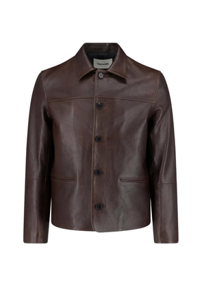 TONYWACK leather jacket - Brown