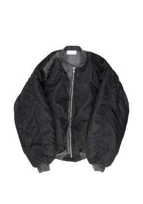 ALEXANDER DIGENOVA cutout bomber jacket - Black