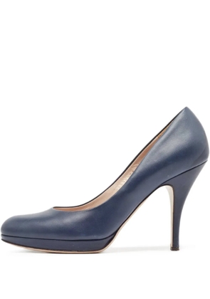 Ferragamo Pre-Owned 110mm leather pumps - Blue