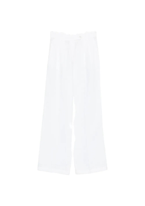 ANDIATA pleated trousers - White
