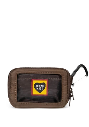 Human Made carabiner military card case - Brown