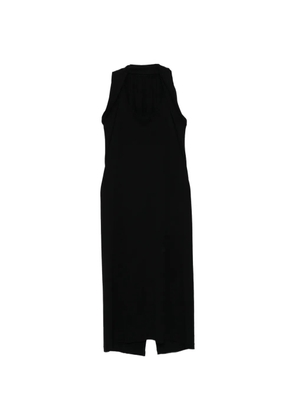 Yohji Yamamoto twisted midi dress - Black