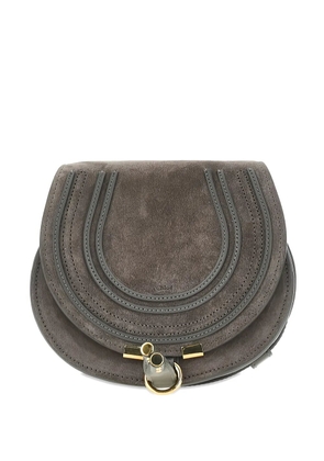 Chloé small Marcie suede shoulder bag - Grey