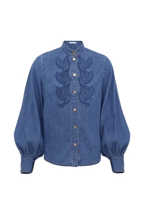 ZIMMERMANN button denim shirt - Blue