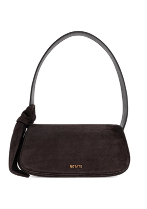 ROTATE BIRGER CHRISTENSEN knot logo-detail shoulder bag - Brown