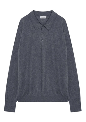 John Smedley jersey polo shirt - Grey