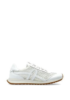 Furla lace-up leather sneakers - White