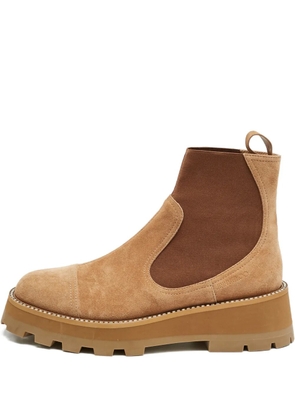 Jimmy Choo Pre-Owned Clayton suede ankle boots - Neutrals