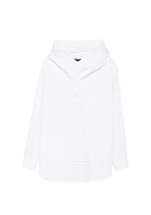 Comme des Garçons Homme Plus long-sleeve hoodie - White