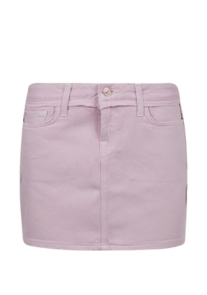 7 For All Mankind Cherry mini skirt - Pink