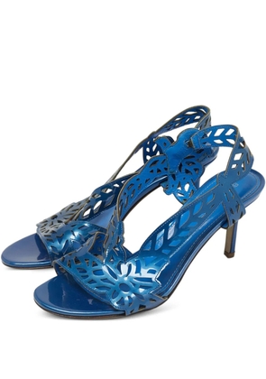 Sergio Rossi cut-out slingback sandals - Blue
