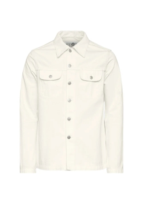 MM6 Maison Margiela buttoned denim jacket - Neutrals