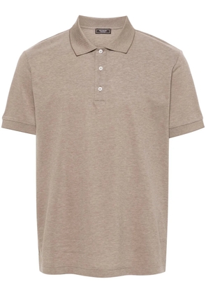 Peserico cotton polo shirt - Brown