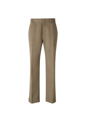 Brioni Melbourne patch pocket trousers - Neutrals