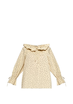 By Malene Birger Dicte Voile blouse - Neutrals